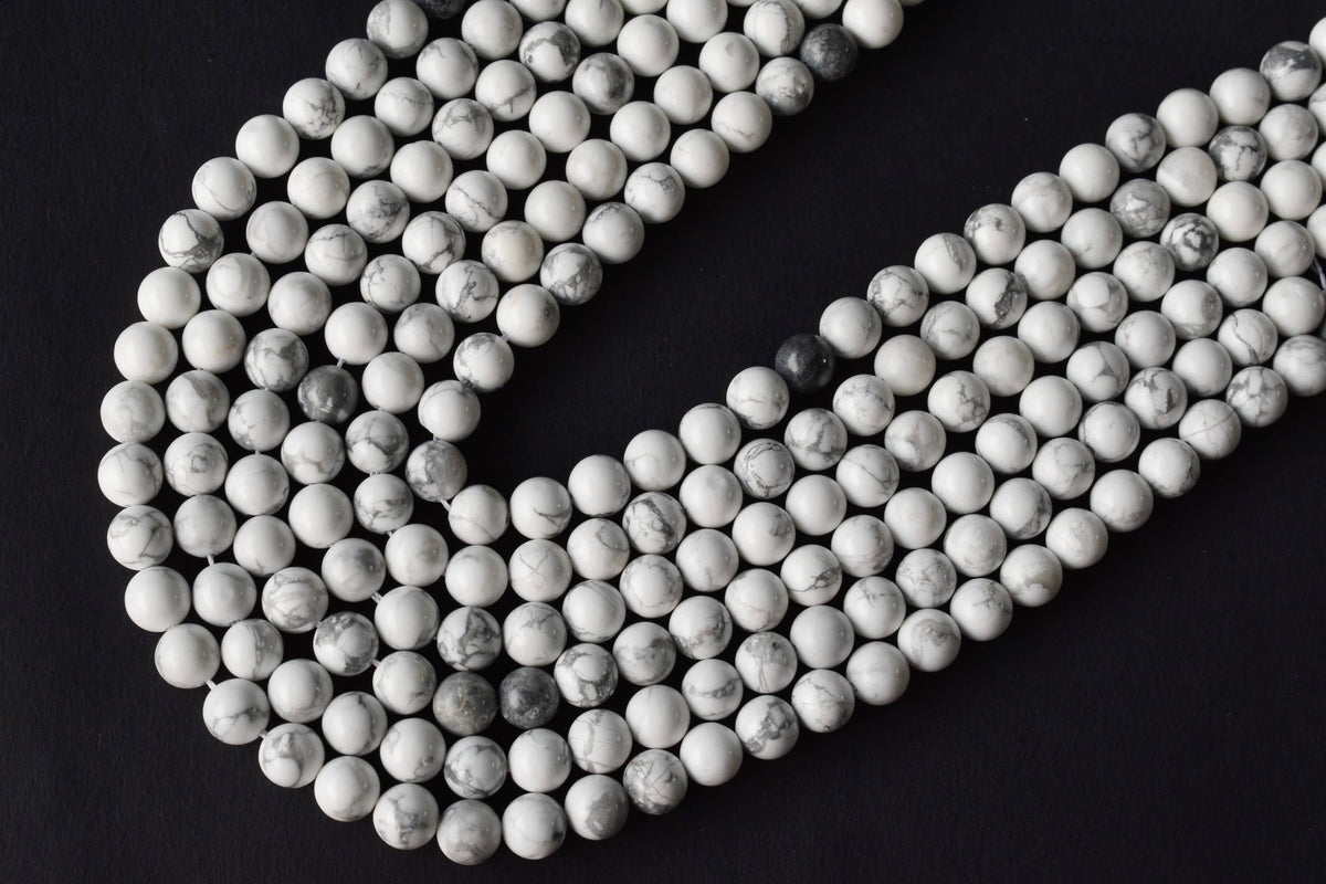 Howlite Gemstone Beads