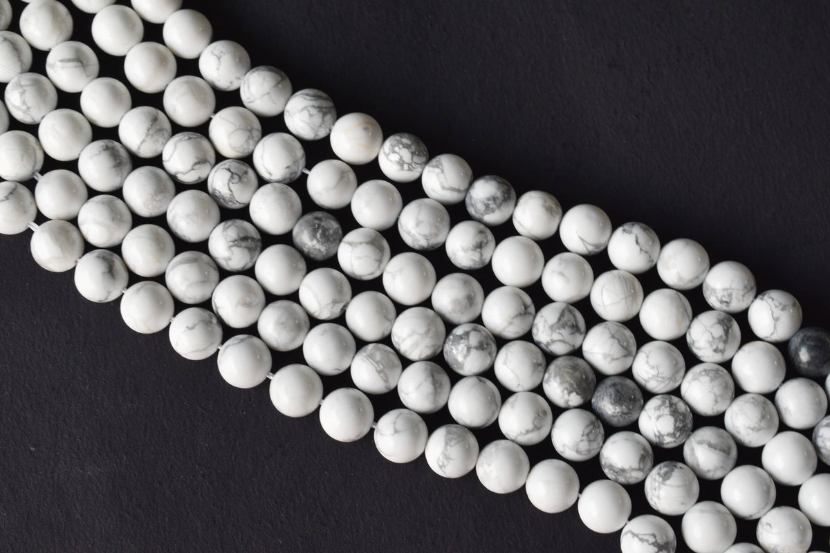 Howlite Gemstone Beads