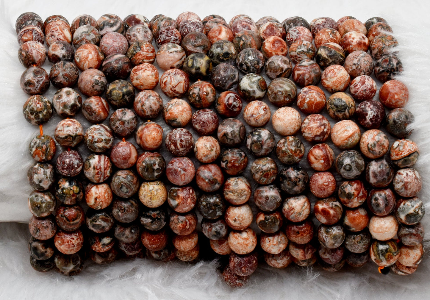 Leopardskin Jasper Gemstone Beads