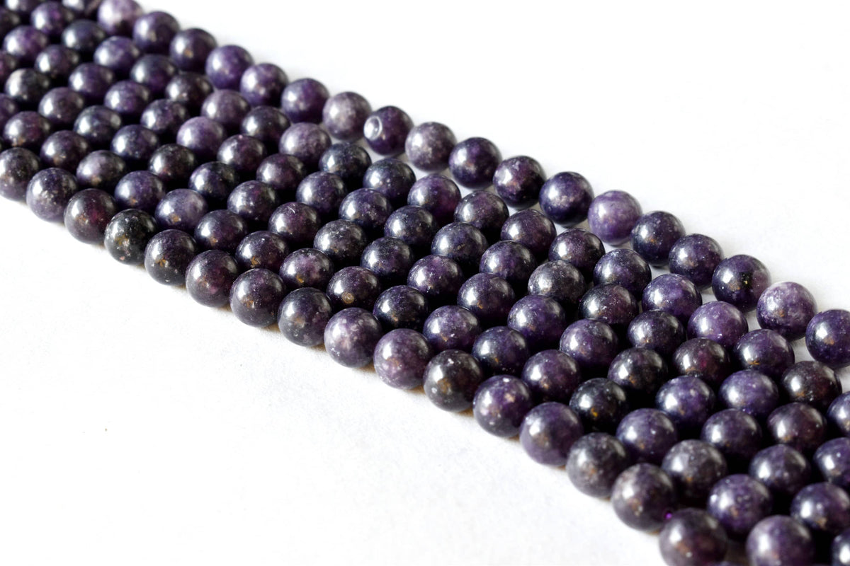 Lepidolite Gemstone Beads