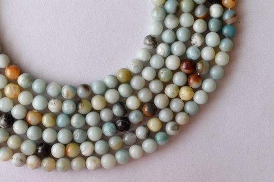 Multi Amazonite Gemstone Beads