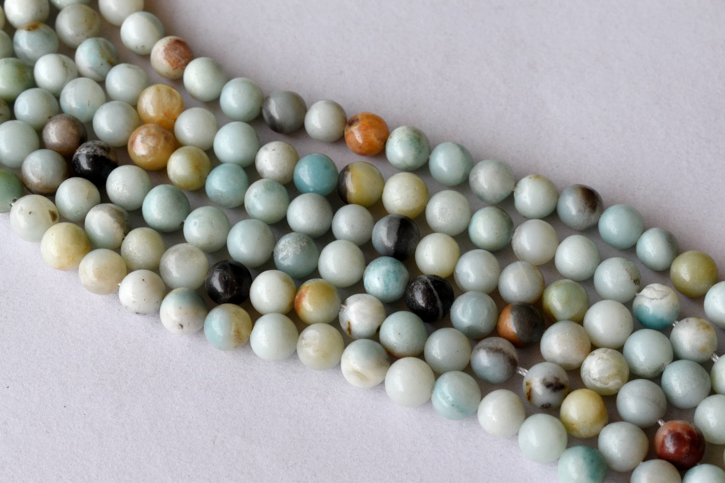 Multi Amazonite Gemstone Beads