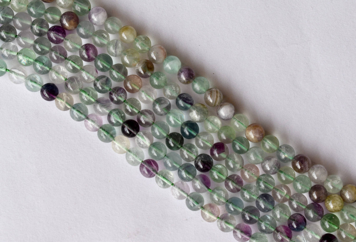Multi Fluorite Gemstone Beads