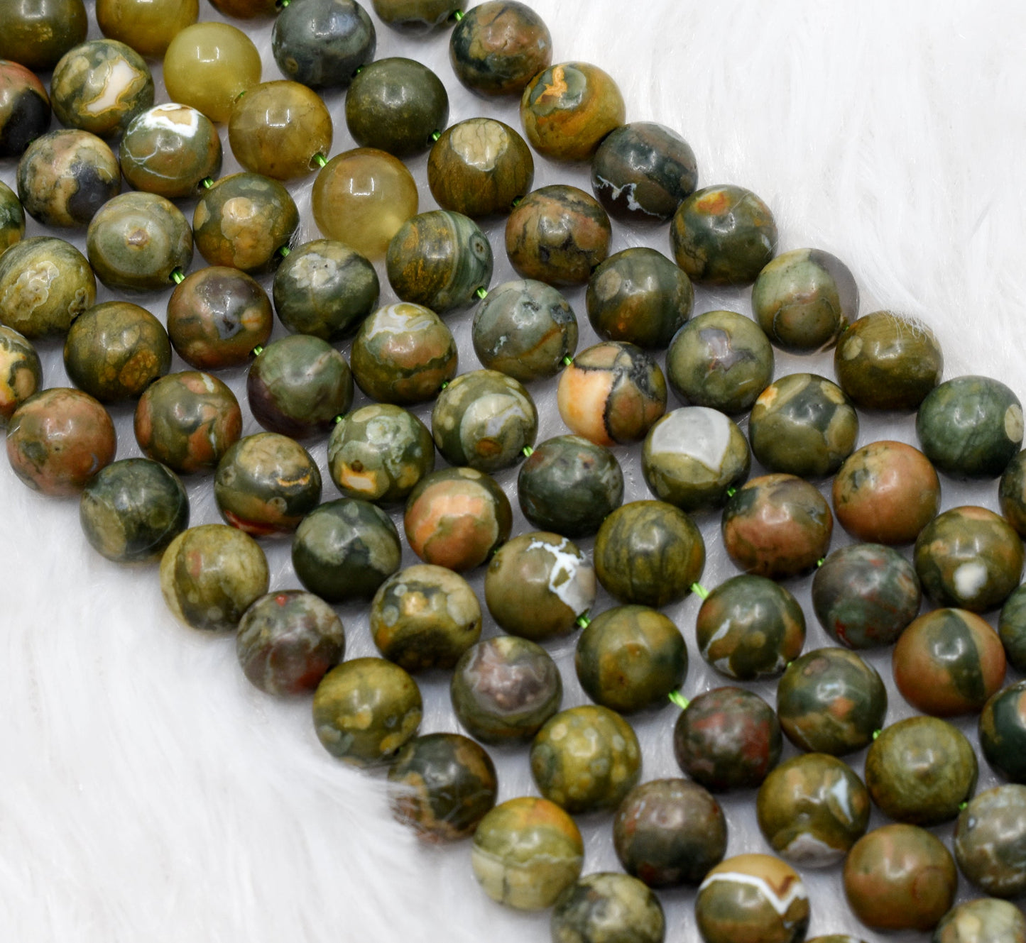Ocean Jasper Gemstone Beads