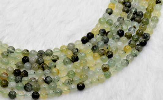 Phrenite Gemstone Beads