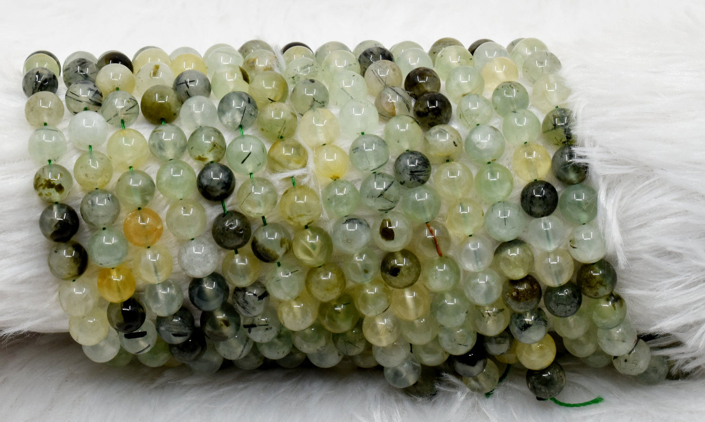 Phrenite Gemstone Beads