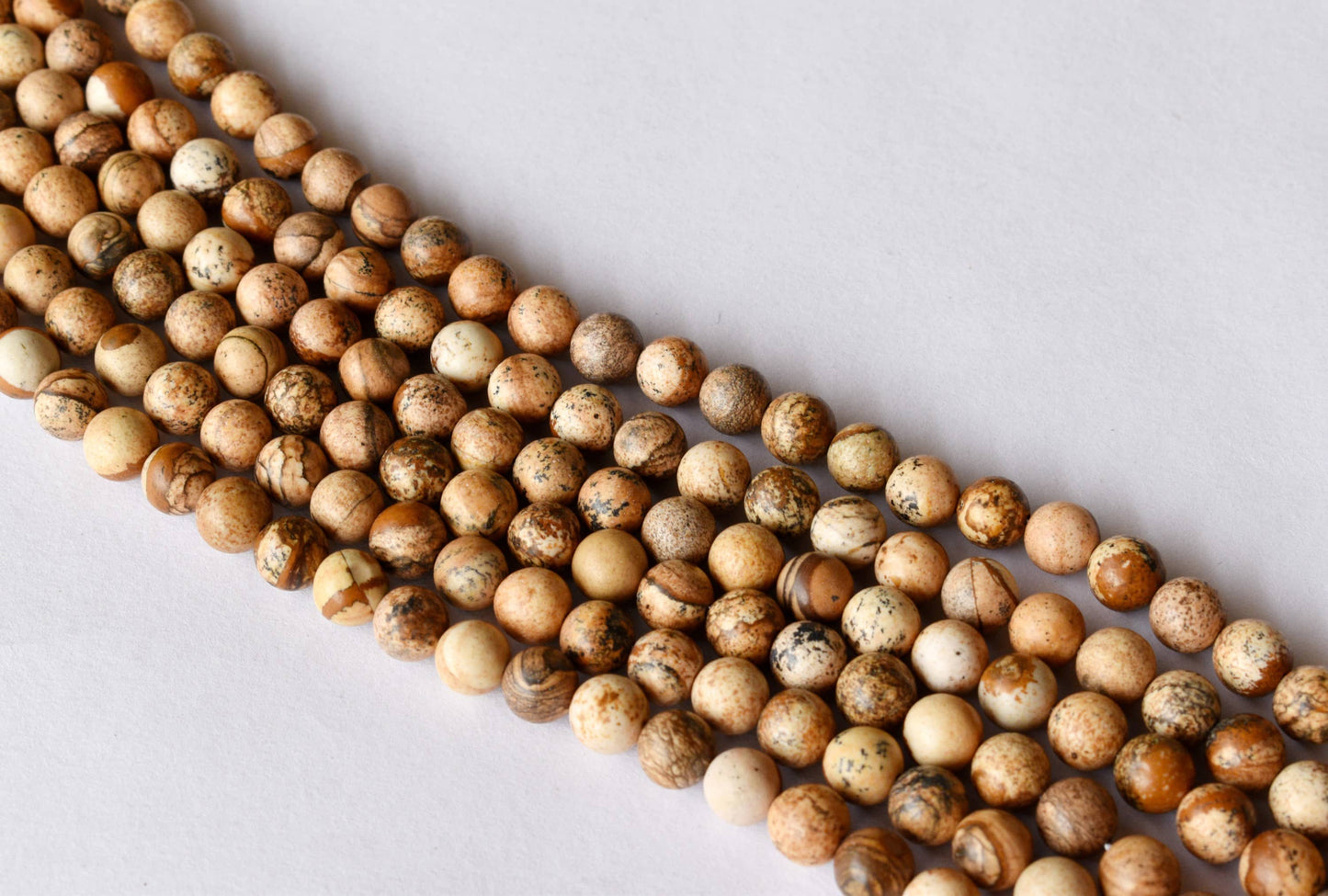 Picture Jasper Gemstone Beads