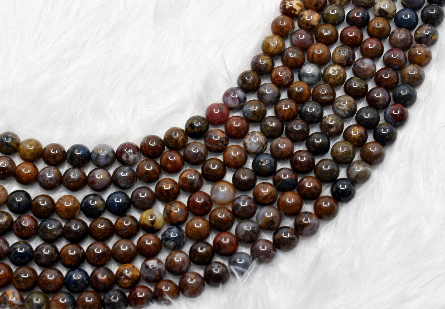 Pietersite A Grade Round Beads