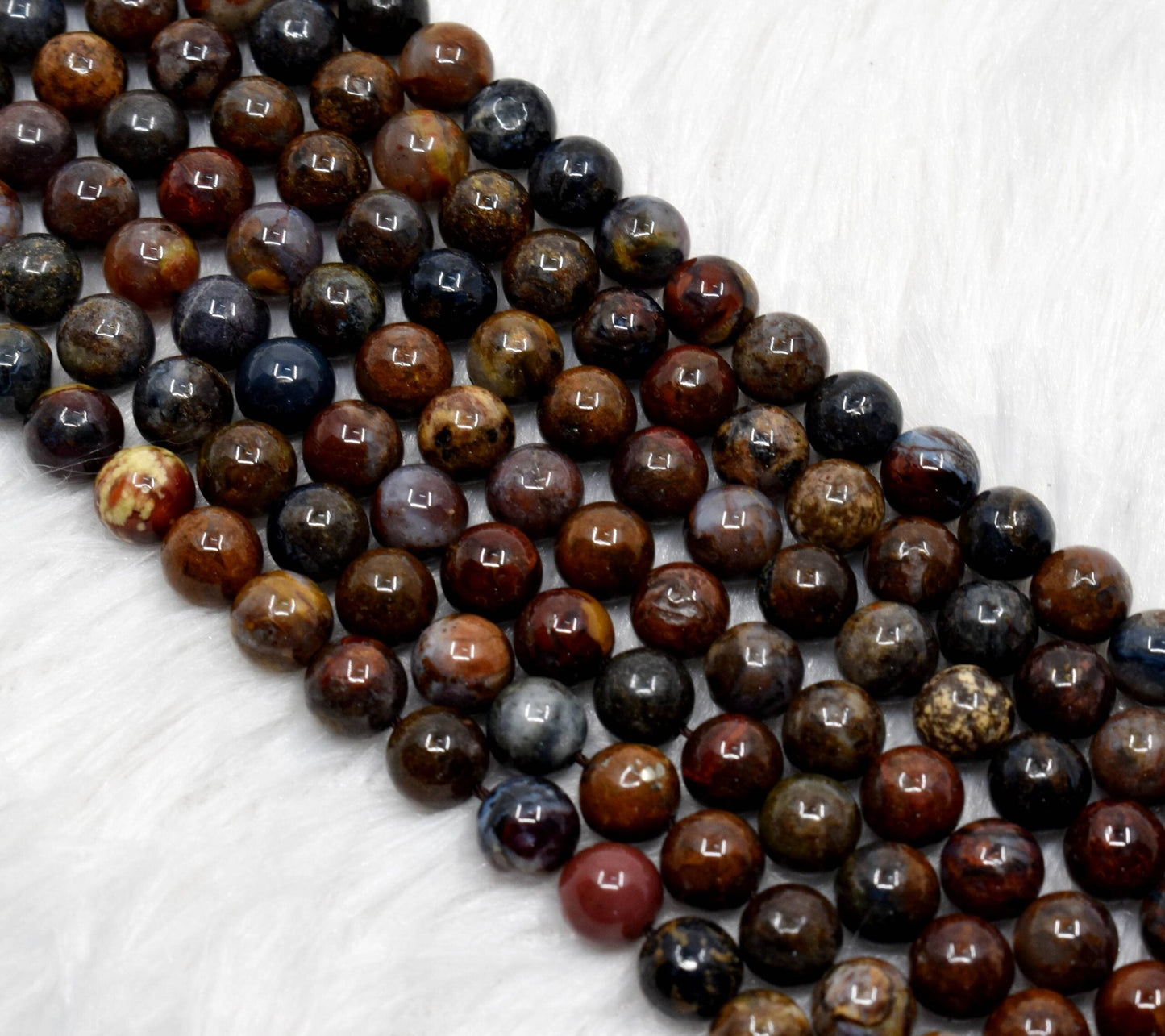 Pietersite Gemstone Beads