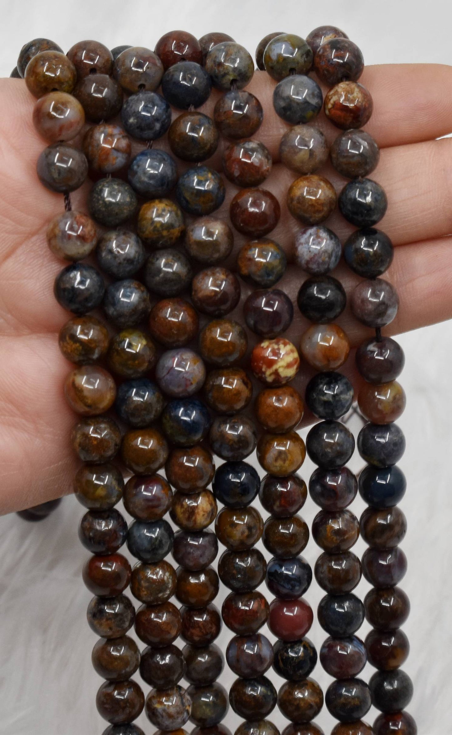 Pietersite A Grade Round Beads