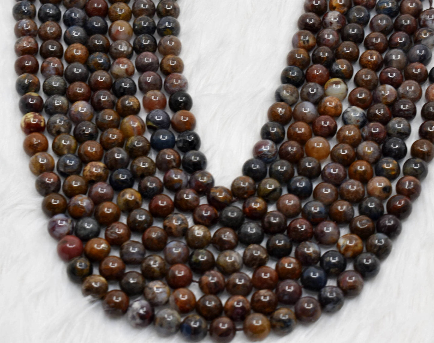 Pietersite A Grade Round Beads