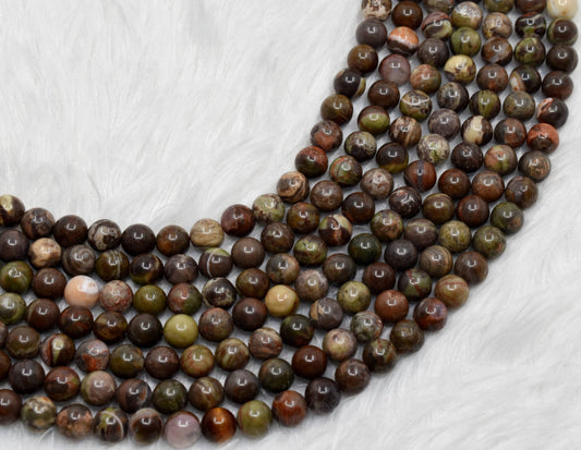 Polychrome Jasper Gemstone Beads