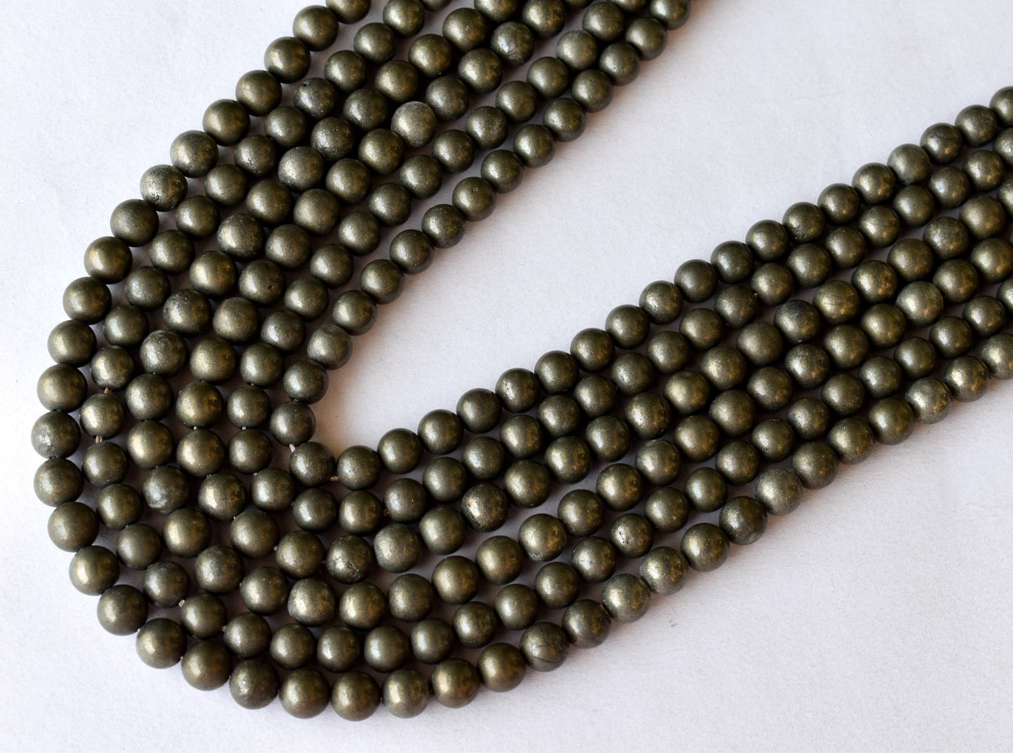 Pyrite Gemstone Beads