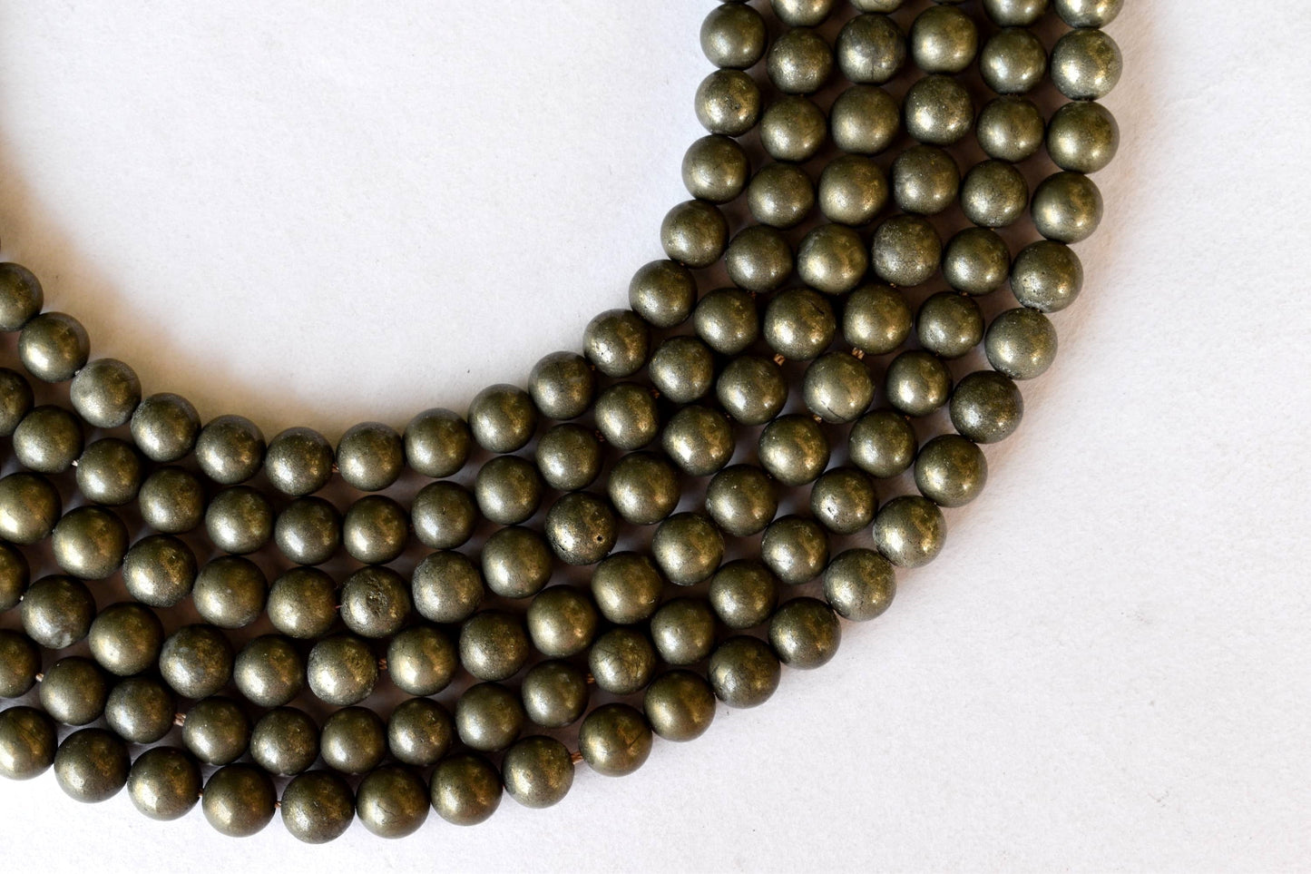 Pyrite Gemstone Beads