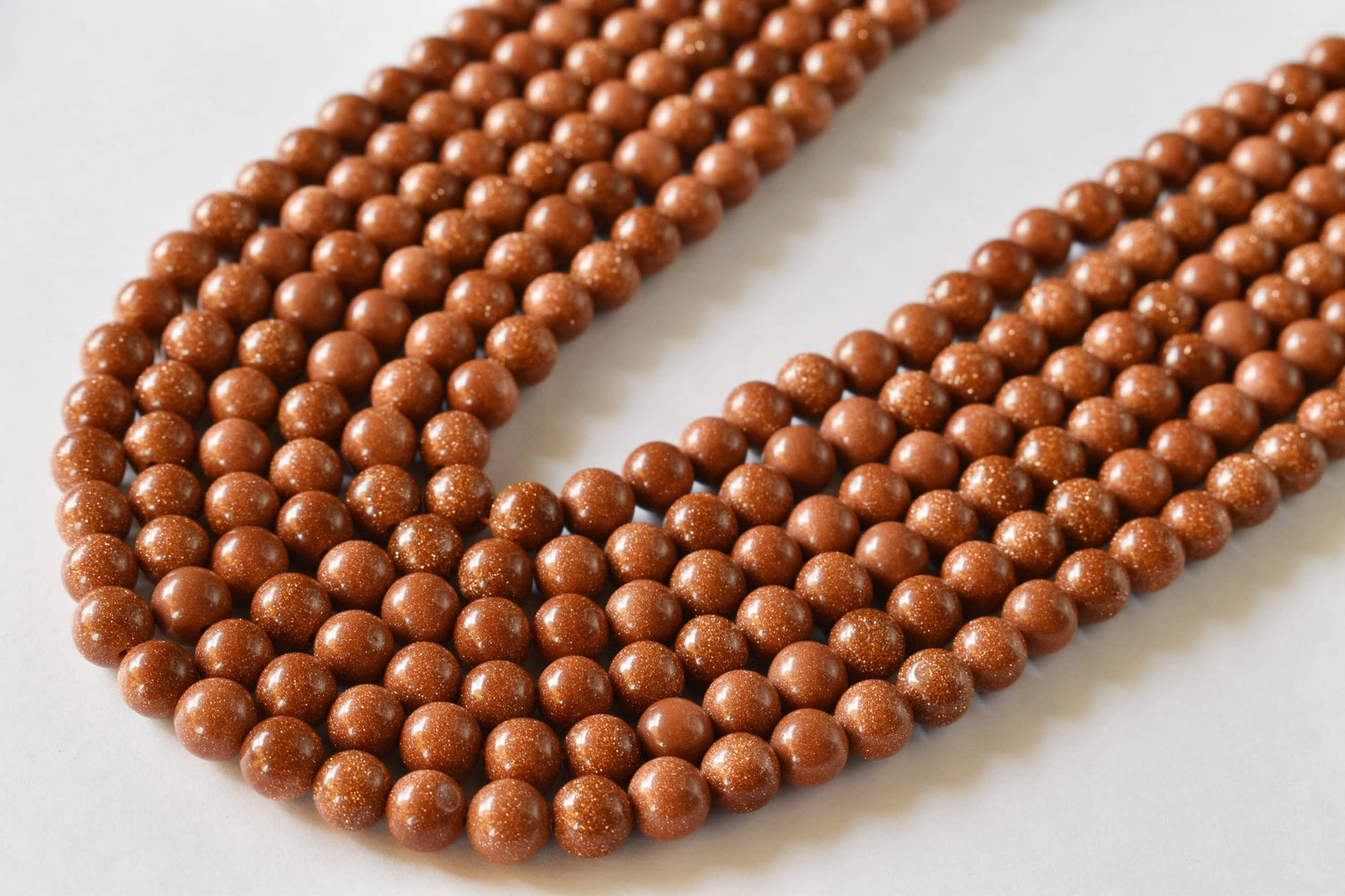 Red Sandstone Gemstone Beads