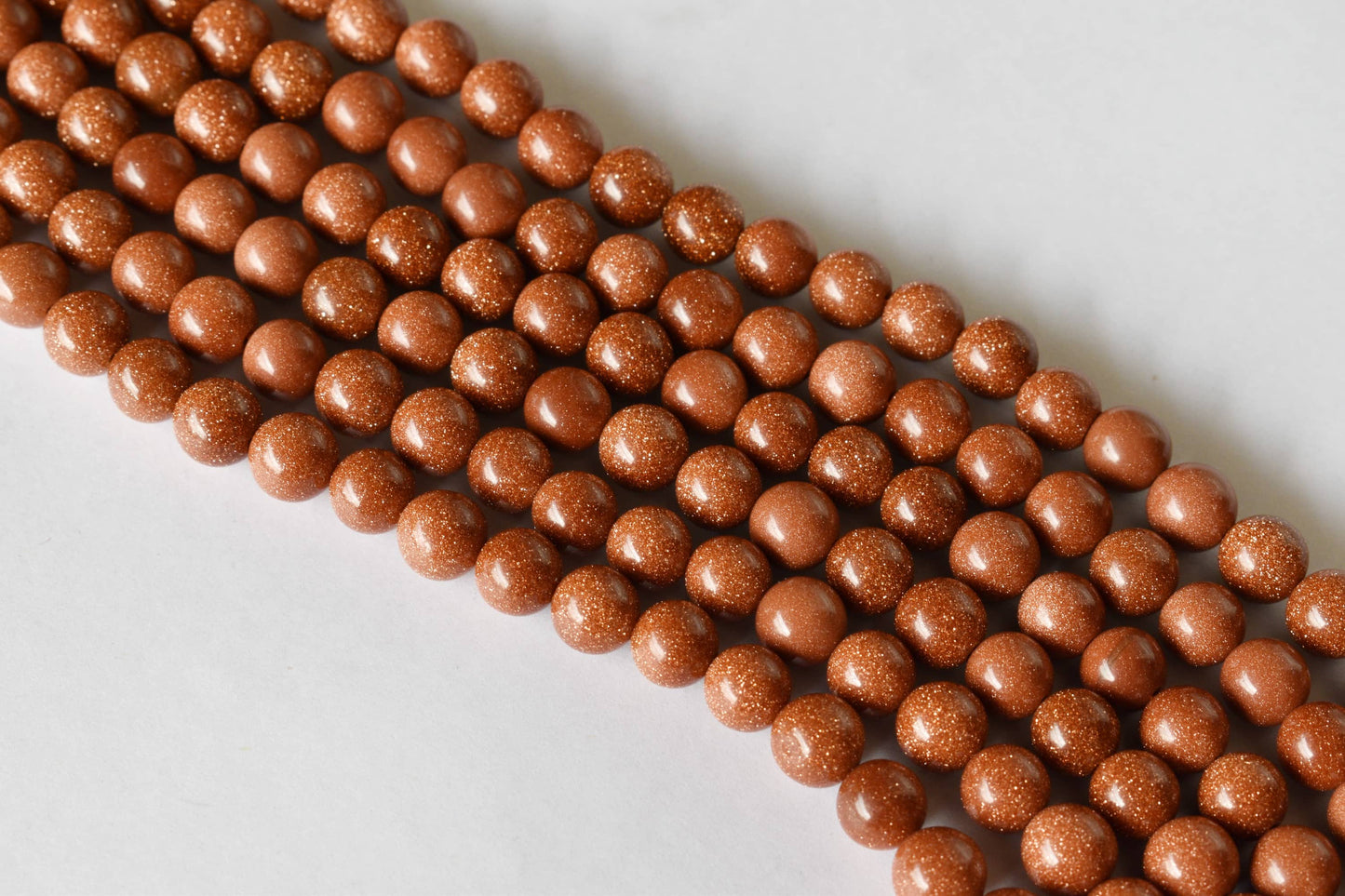 Red Sandstone Gemstone Beads