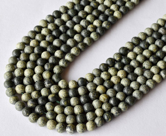 Seraphinite Gemstone Beads