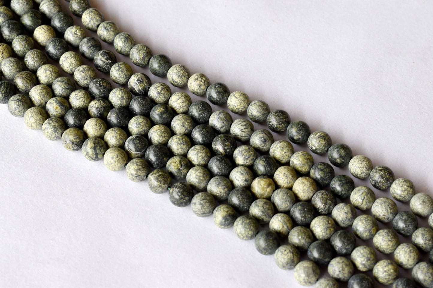 Seraphinite Gemstone Beads