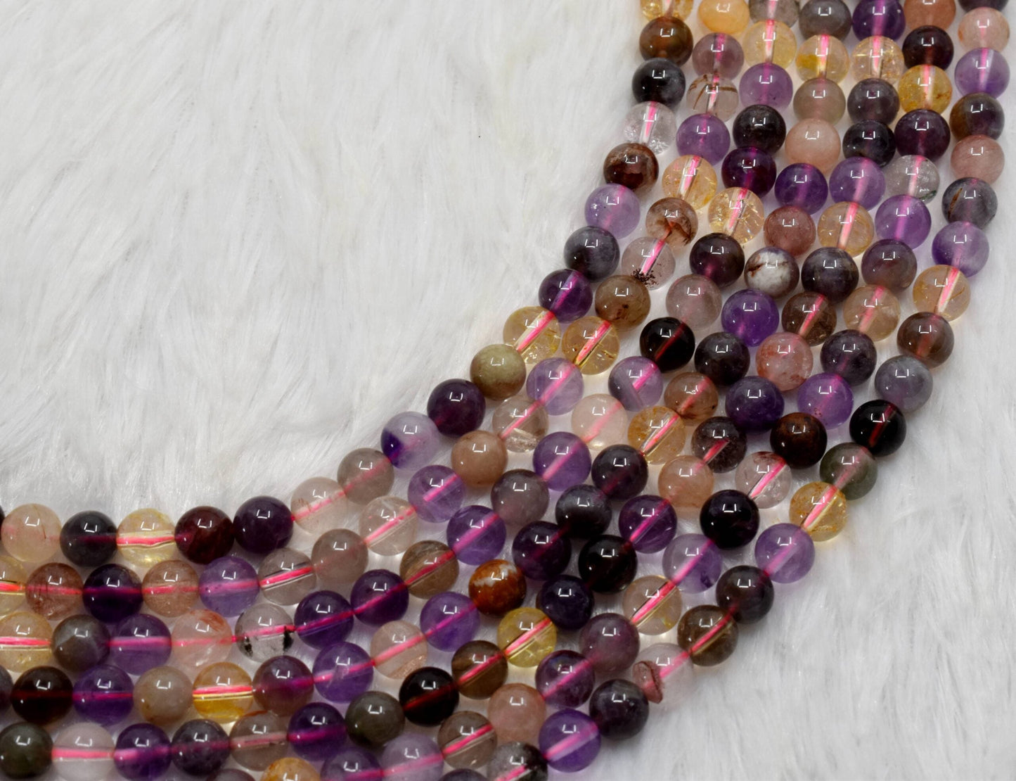 Super Seven Gemstone Beads