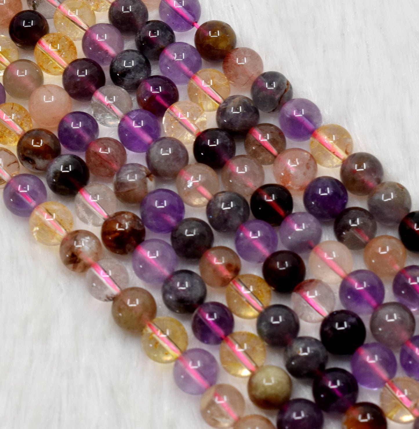 Super Seven Gemstone Beads