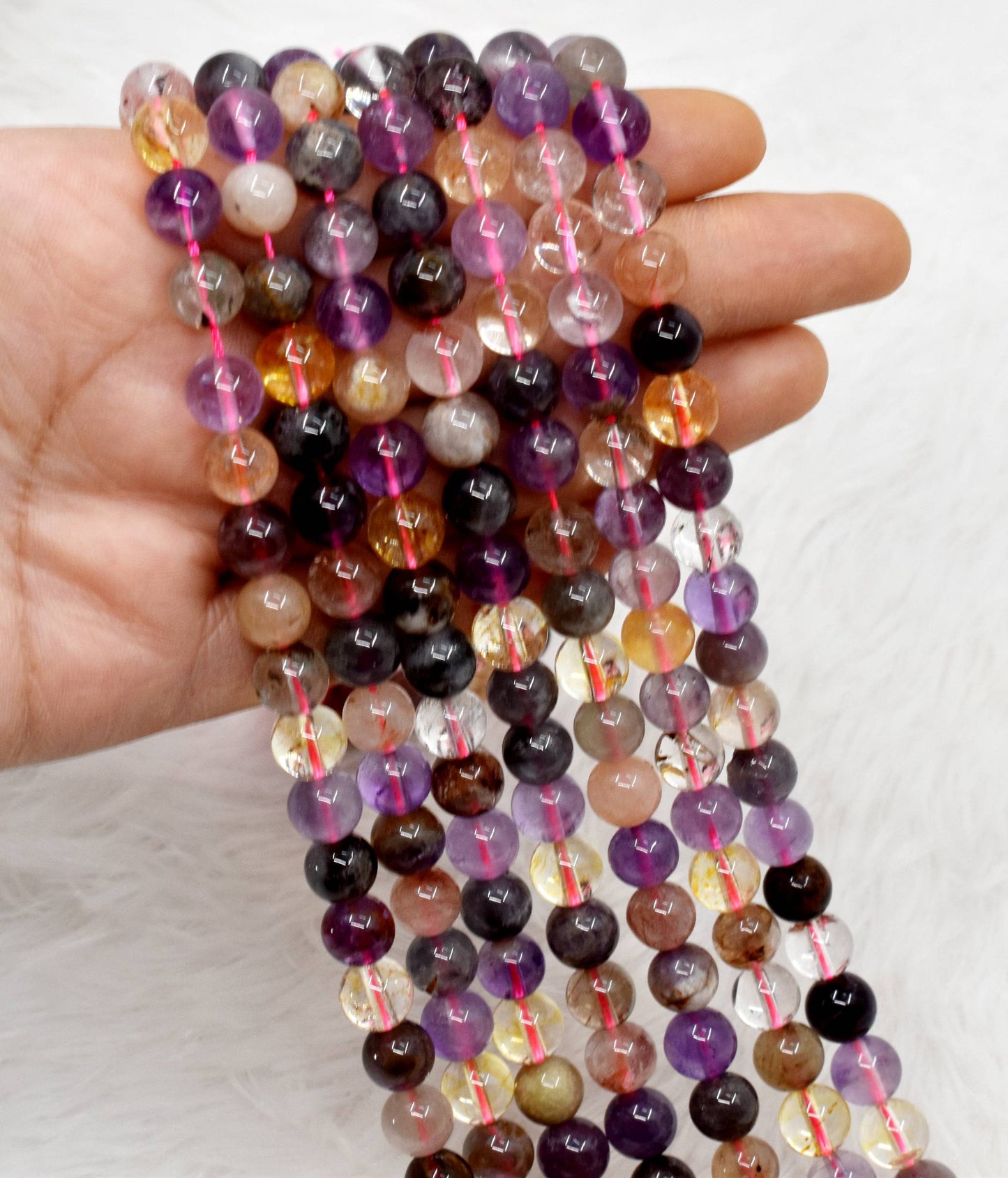 Super Seven Gemstone Beads