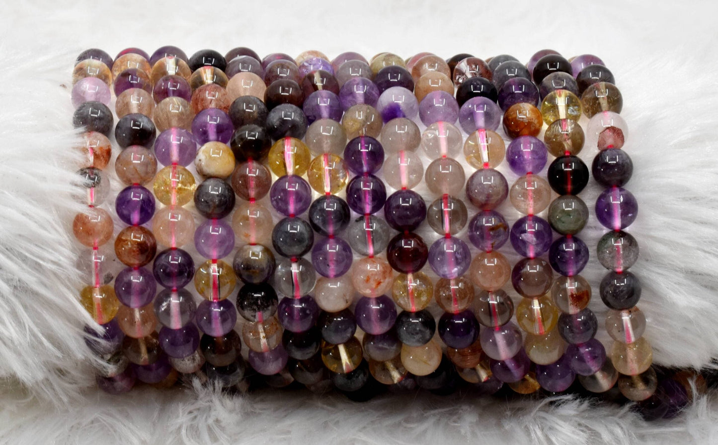 Super Seven Gemstone Beads