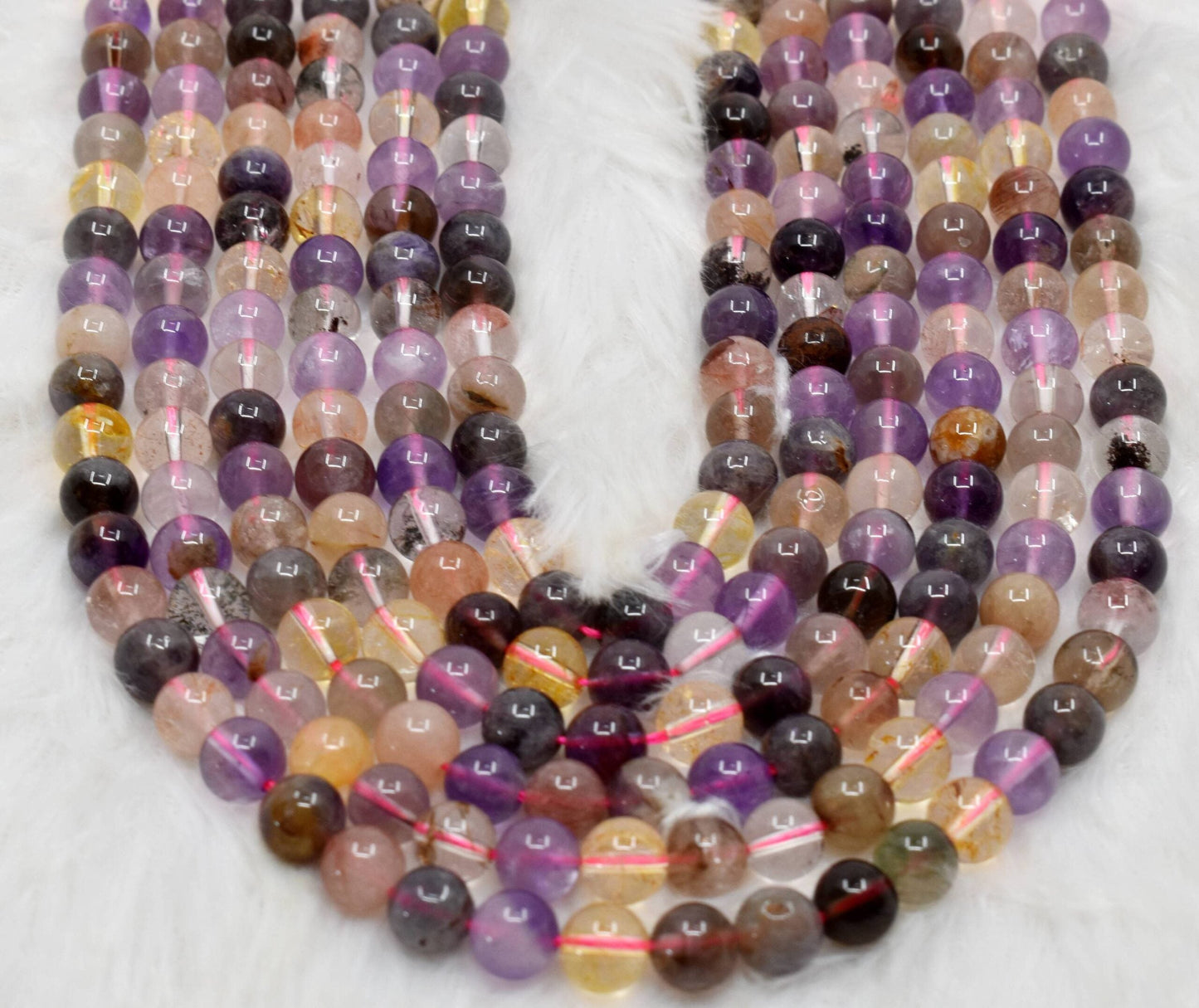 Super Seven Gemstone Beads