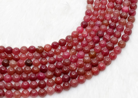 Strawberry Quartz Gemstone Beads