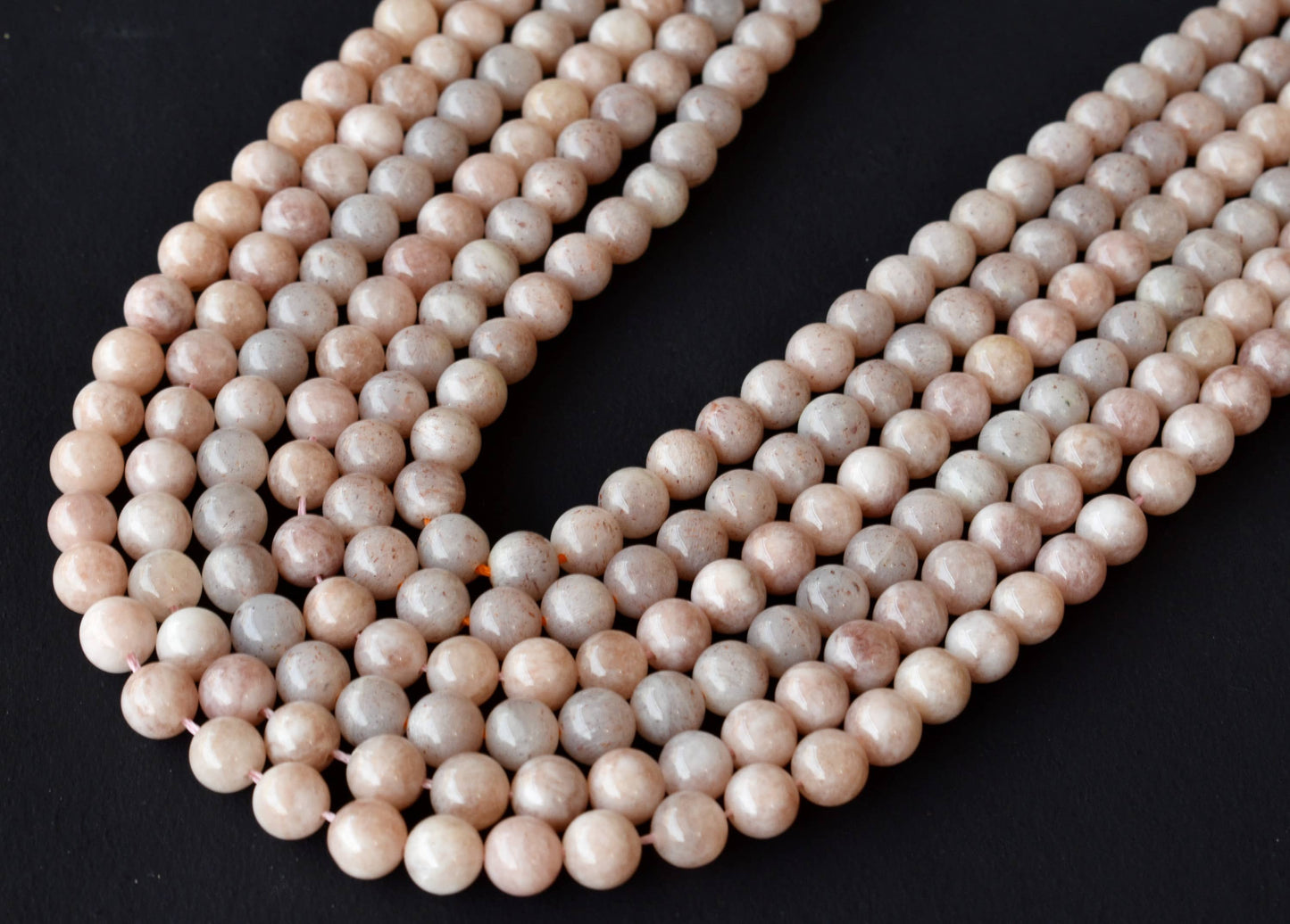 Sunstone Gemstone Beads