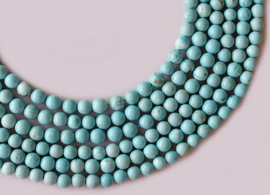 Turquoise Howlite Gemstone Beads