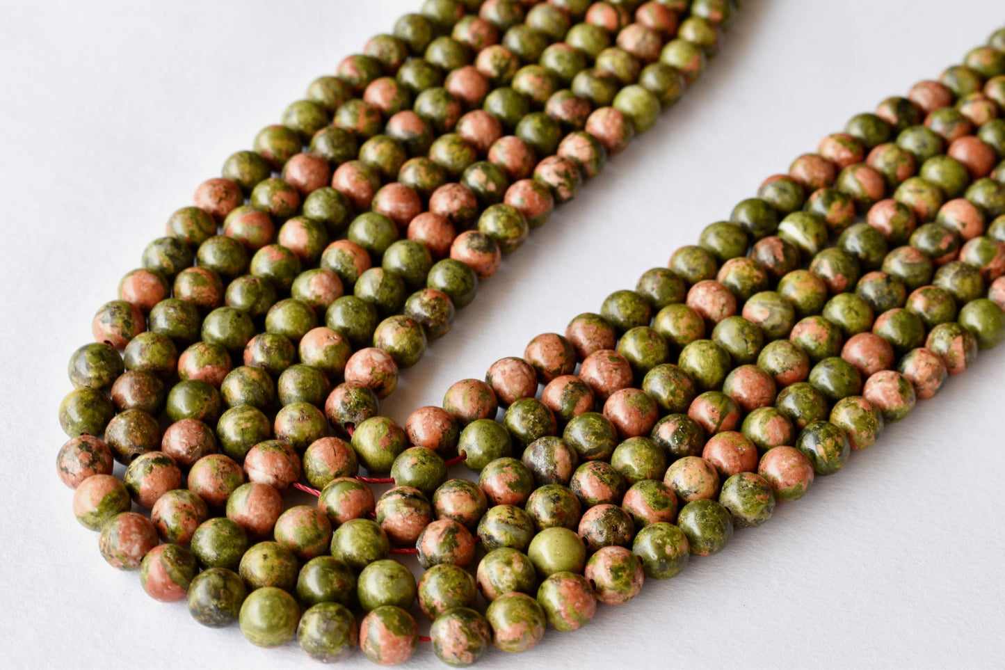 Unakite Gemstone Beads