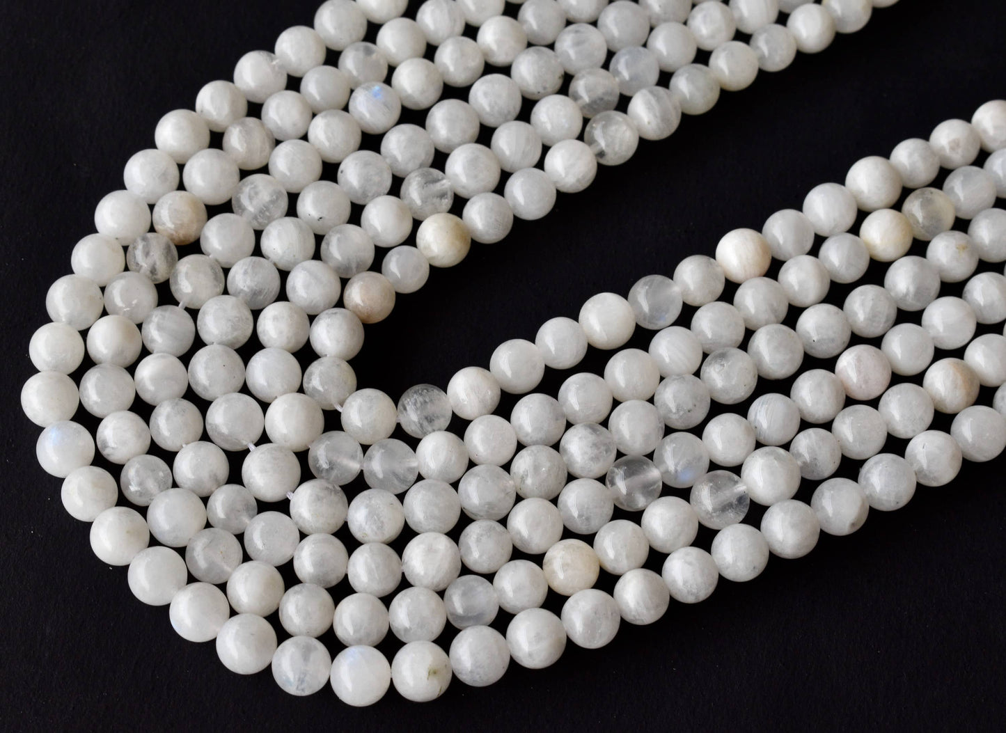 Rainbow Moonstone Gemstone Beads