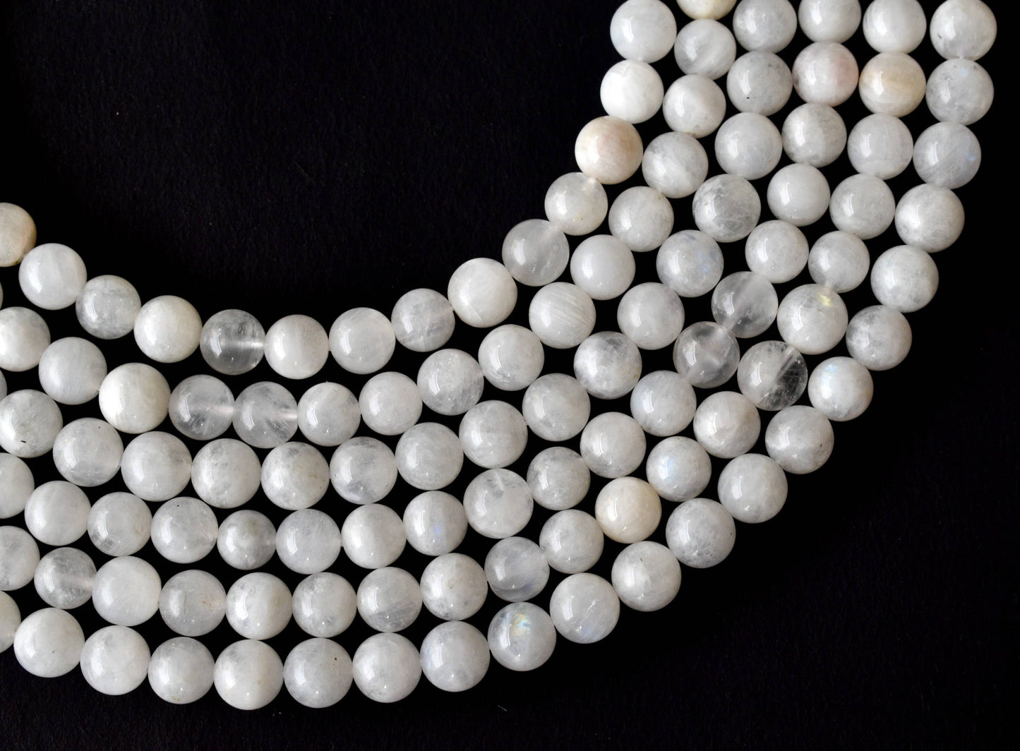 Rainbow Moonstone Gemstone Beads