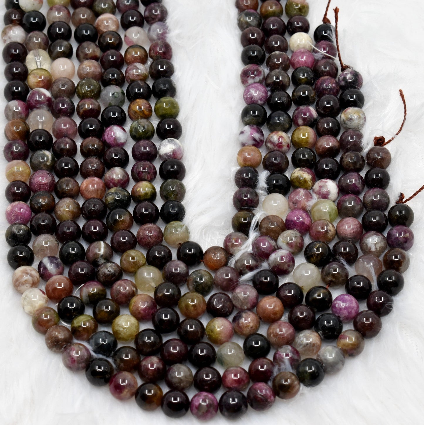 Watermelon Tourmaline Gemstone Beads