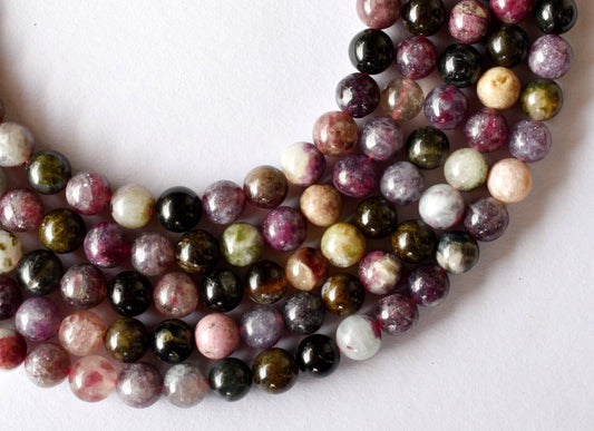 Watermelon Tourmaline Gemstone Beads