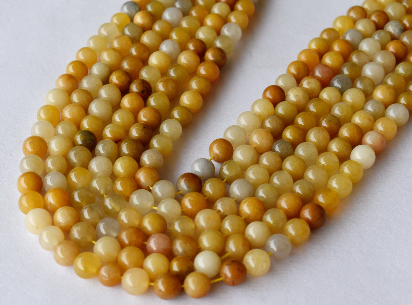 Yellow Aventurine Gemstone Beads