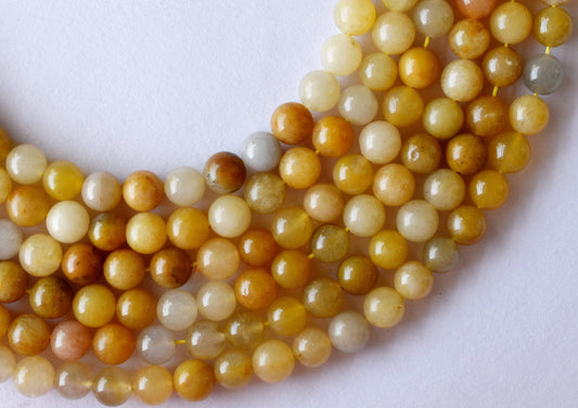 Yellow Aventurine Gemstone Beads