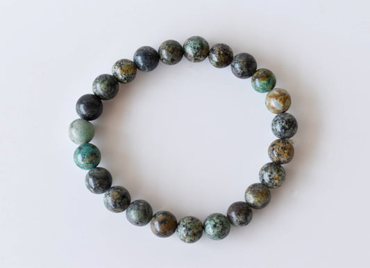 African Turquoise Gemstone Bracelet
