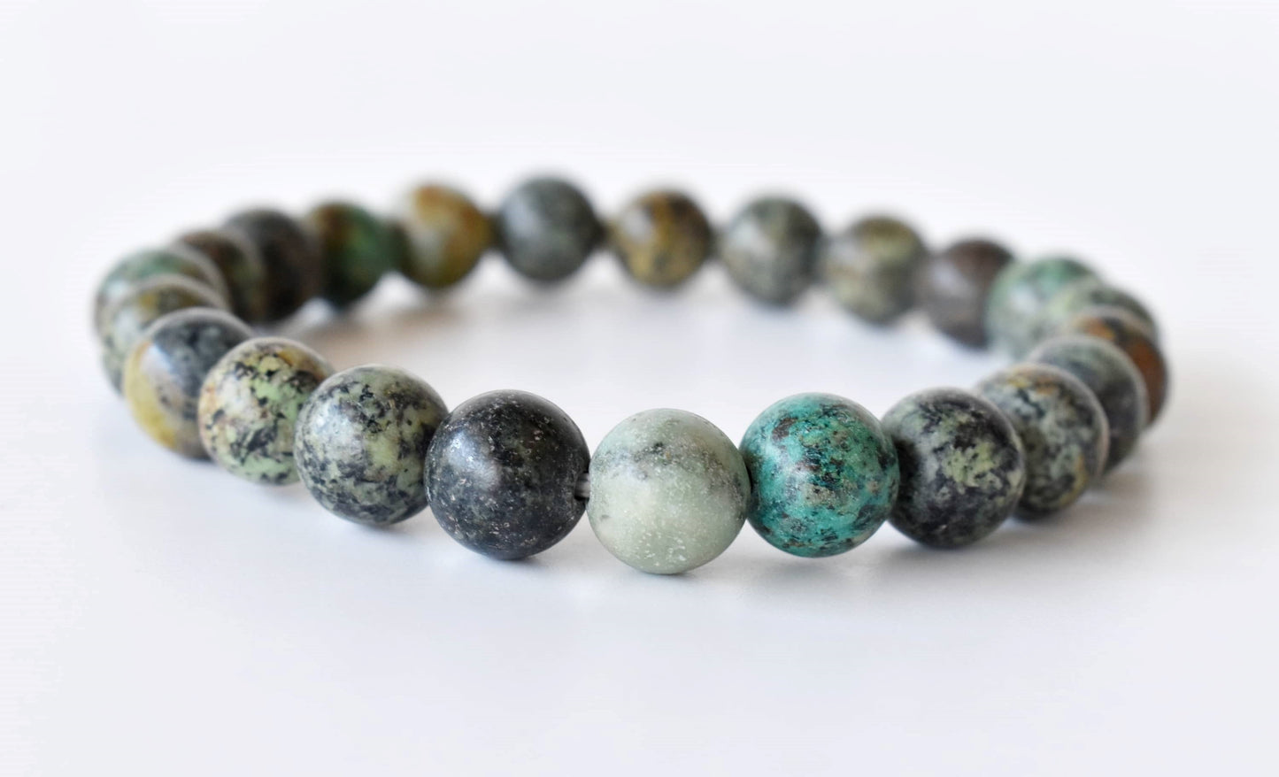 African Turquoise Gemstone Bracelet
