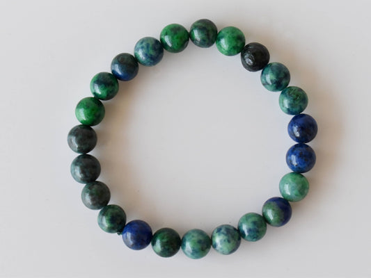 Azurite Malachite Gemstone Bracelet