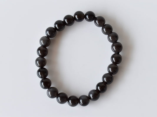 Black Obsidian Gemstone Bracelet