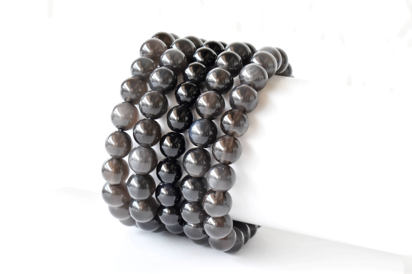 Black Obsidian Gemstone Bracelet