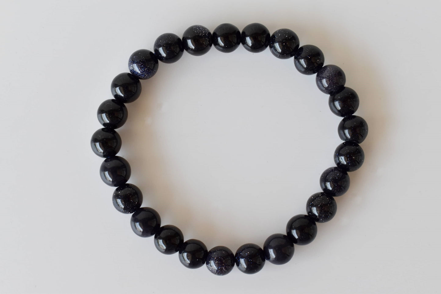 Blue Sandstone Gemstone Bracelet