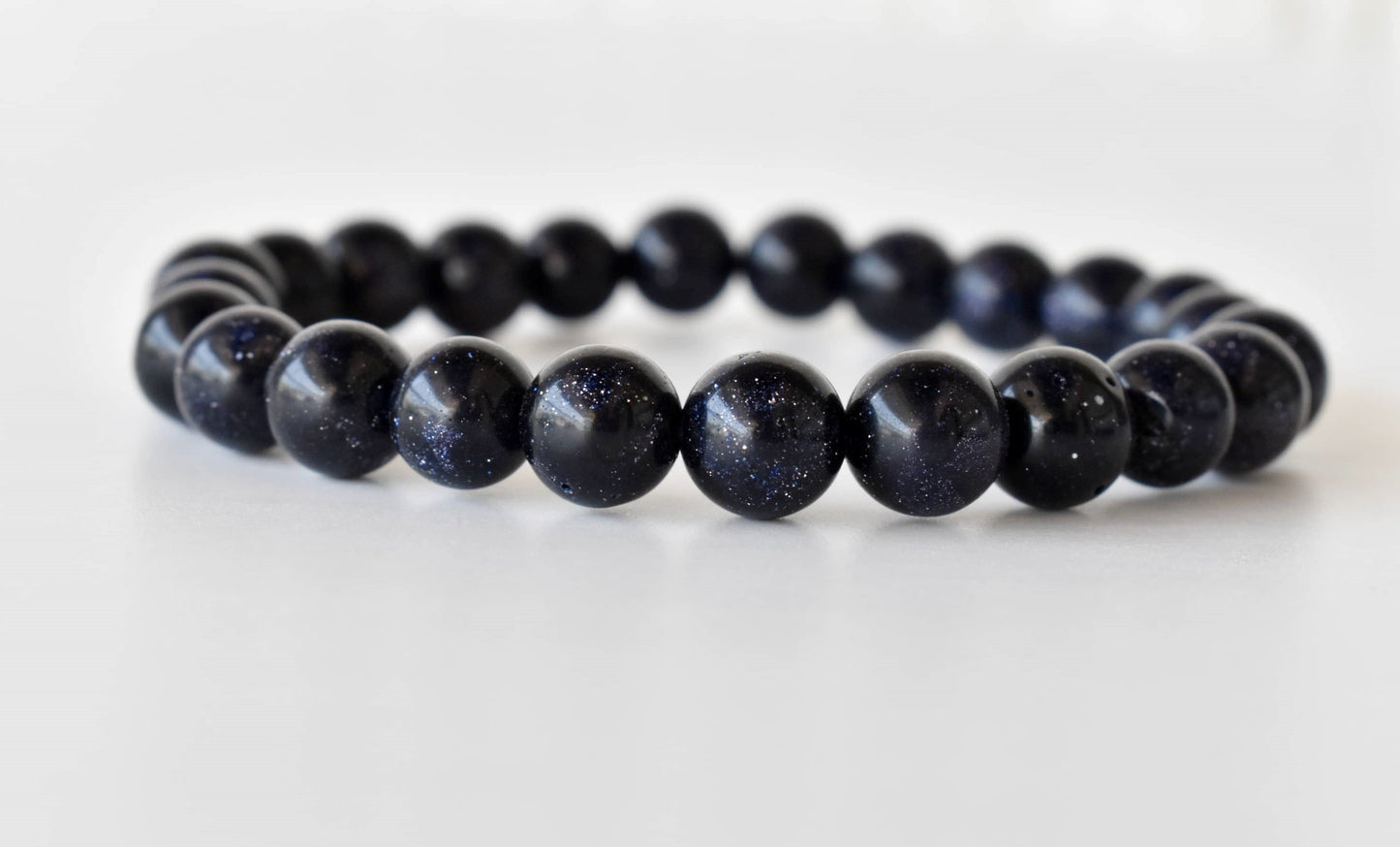 Blue Sandstone Gemstone Bracelet