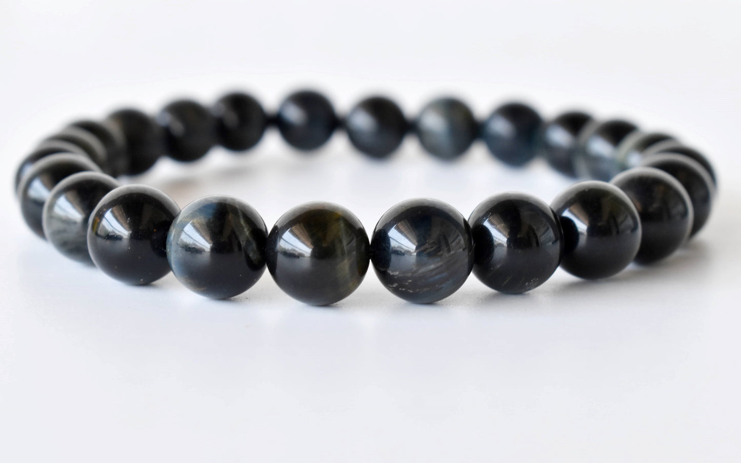 Blue Tiger Eye Gemstone Bracelet