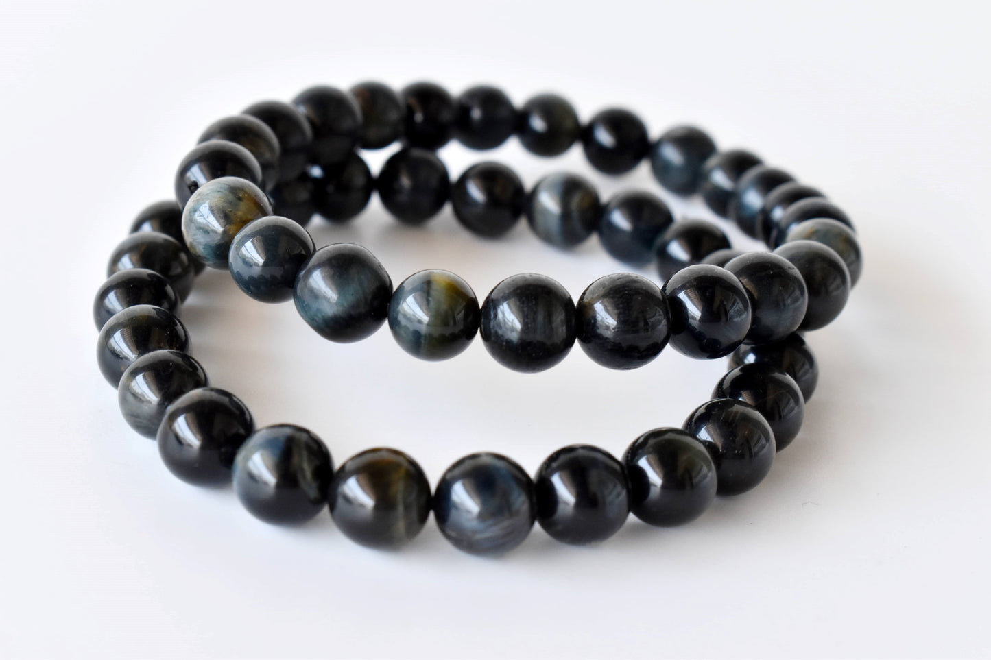Blue Tiger Eye Gemstone Bracelet