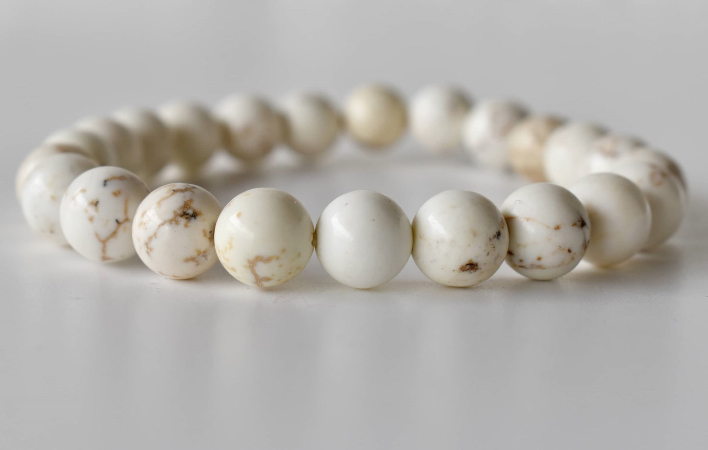 Copper Howlite Gemstone Bracelet