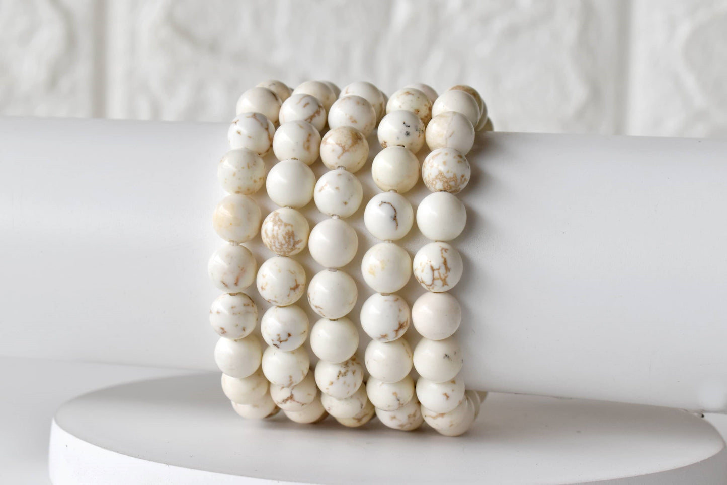 Copper Howlite Gemstone Bracelet