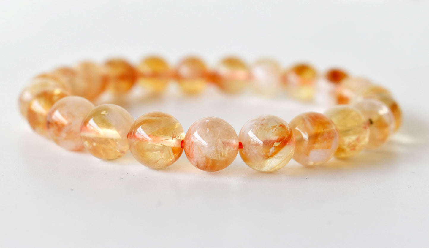 Natural Citrine Gemstone Bracelet