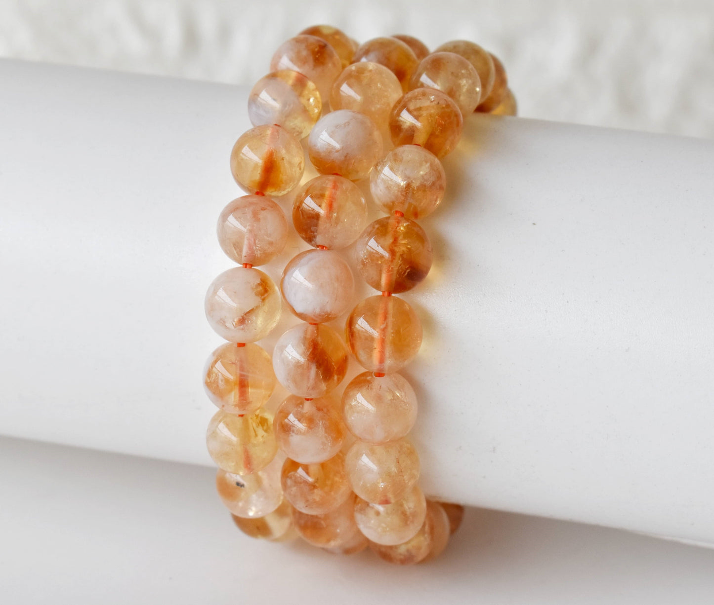 Natural Citrine Gemstone Bracelet
